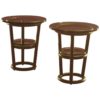 Pair of David N. Ebner Tubular Steel Side Tables