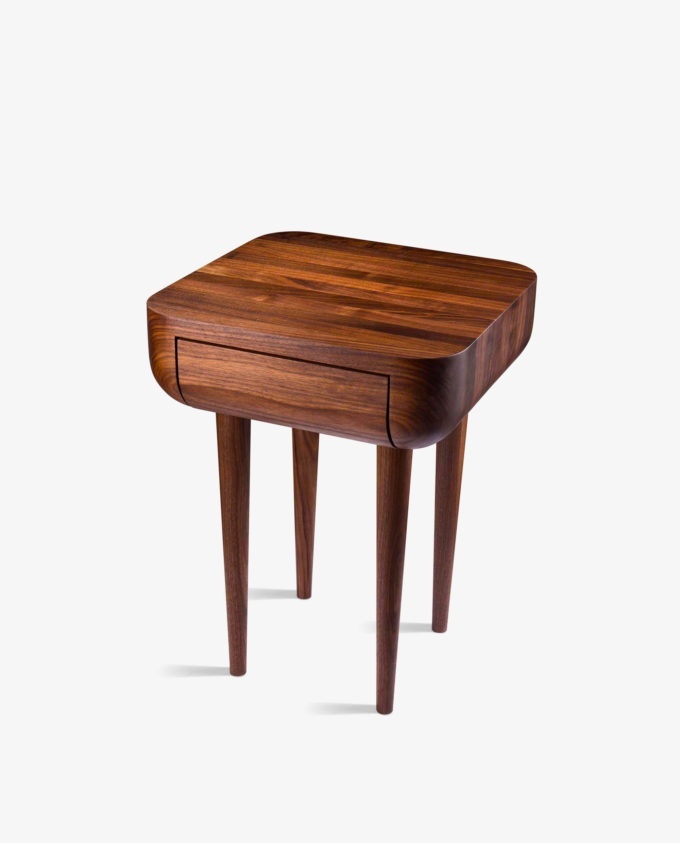 The "Nightstand" is a unique and beautifully crafted piece of furniture created by Studio Craft Artist Adam Zimmerman.
